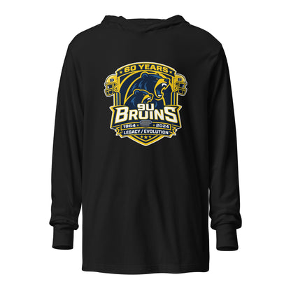 Performance | Hooded Long Sleeve T Shirt | Bruins The Evolution | Legacy Crest Logo
