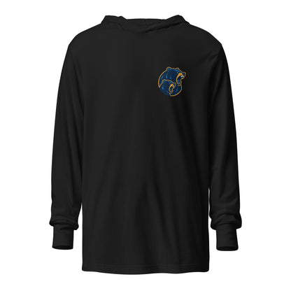Performance | Hooded Long Sleeve T Shirt | Bruins The Evolution | Vanguard Bears Logo