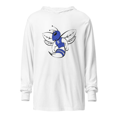 Performance | Hooded Long Sleeve T Shirt | Bryant High School Track Booster | Hornet Logo