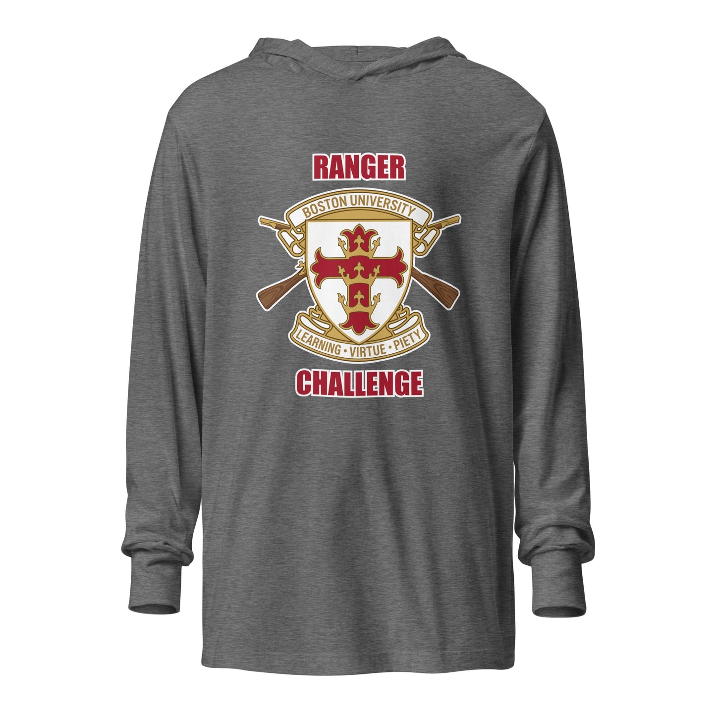 Performance | Hooded Long Sleeve T Shirt | BU Army ROTC Ranger Challenge