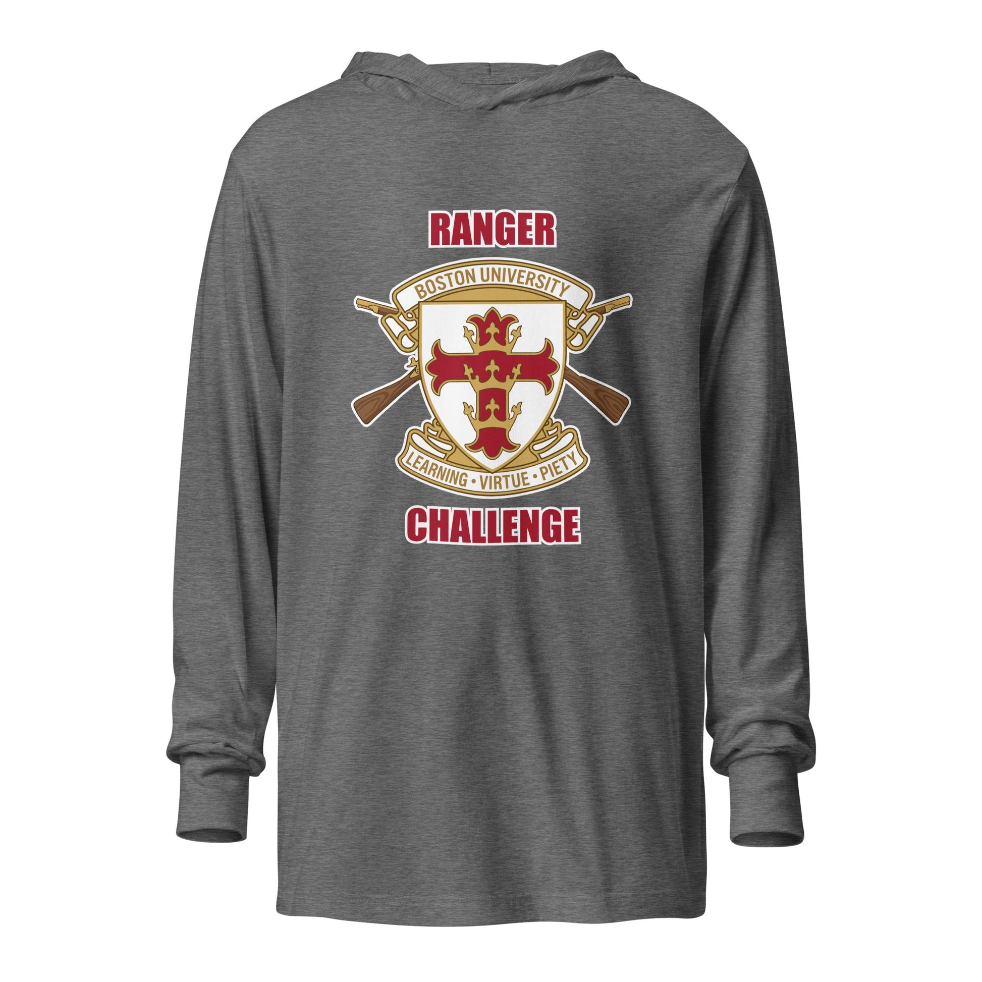 Performance | Hooded Long Sleeve T Shirt | BU Army ROTC Ranger Challenge