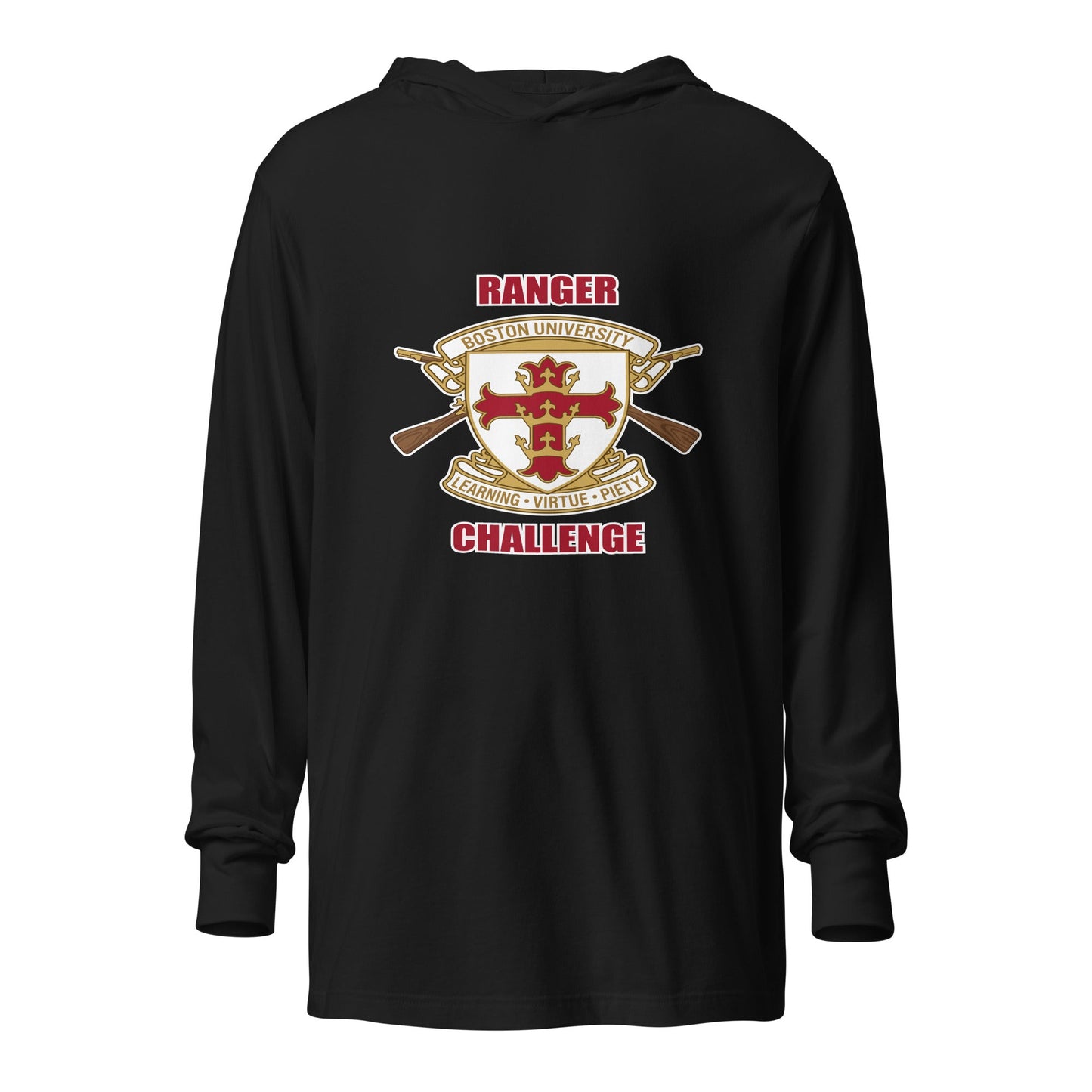 Performance | Hooded Long Sleeve T Shirt | BU Army ROTC Ranger Challenge