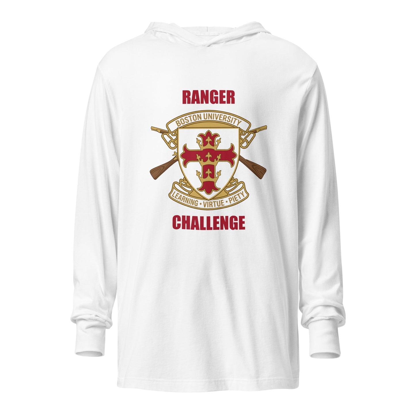 Performance | Hooded Long Sleeve T Shirt | BU Army ROTC Ranger Challenge