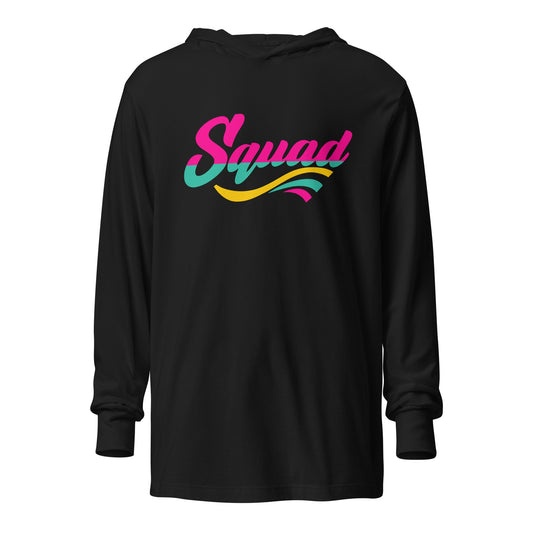 Performance | Hooded Long Sleeve T Shirt | Buffalo Bomb Squad 12u Softball | Vanguard Logo