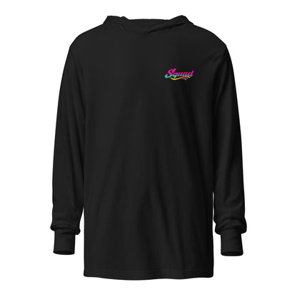 Performance | Hooded Long Sleeve T Shirt | Buffalo Bomb Squad 16u | Modern Script Logo