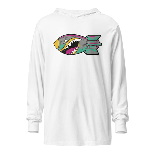 Performance | Hooded Long Sleeve T Shirt | Buffalo Bomb Squad | Bomber Logo