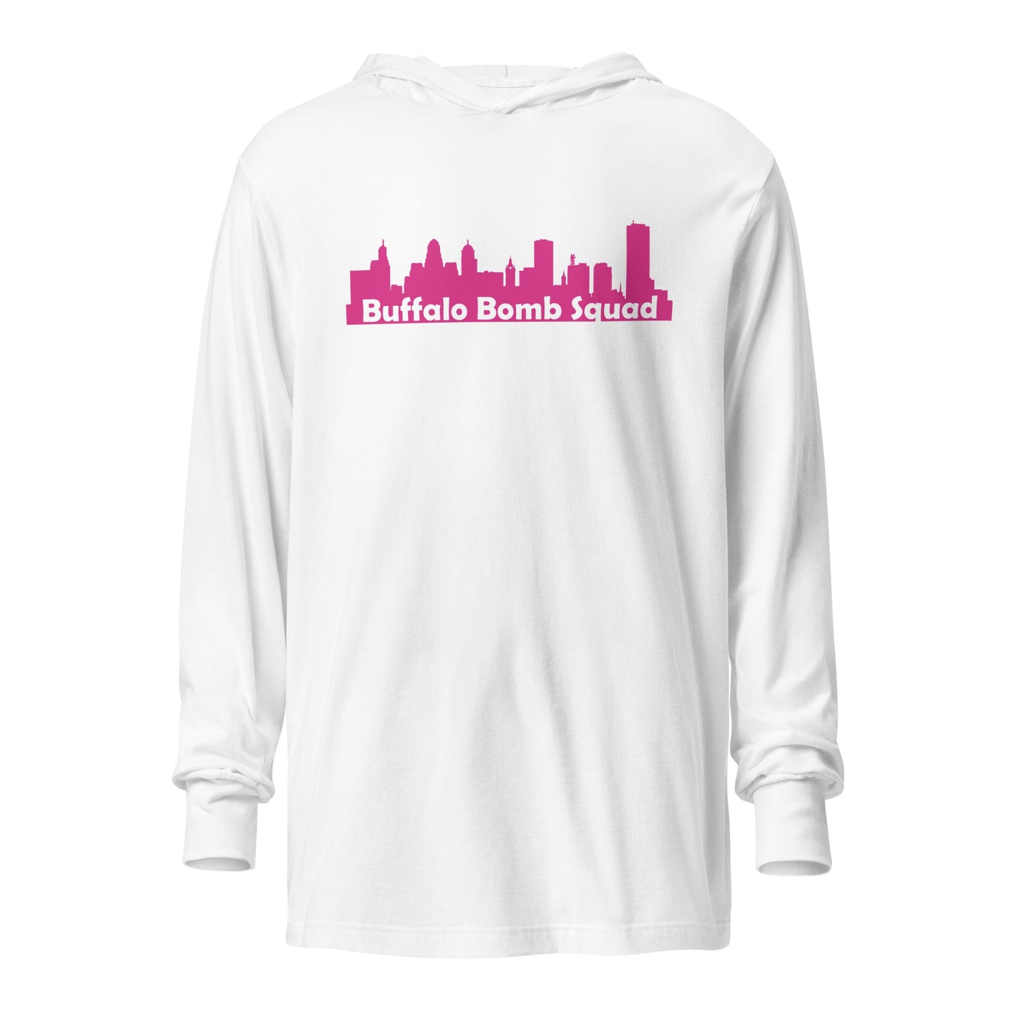Performance | Hooded Long Sleeve T Shirt | Buffalo Bomb Squad | Skyline Logo