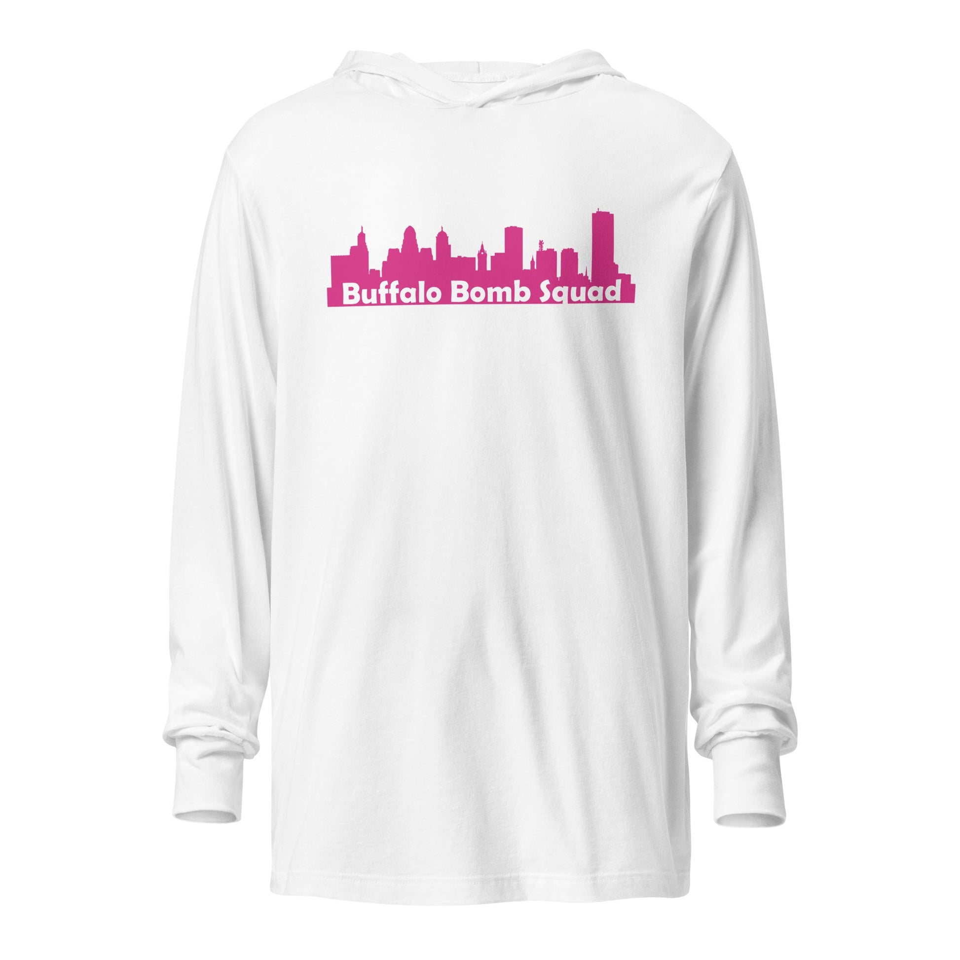 Performance | Hooded Long Sleeve T Shirt | Buffalo Bomb Squad | Skyline Logo