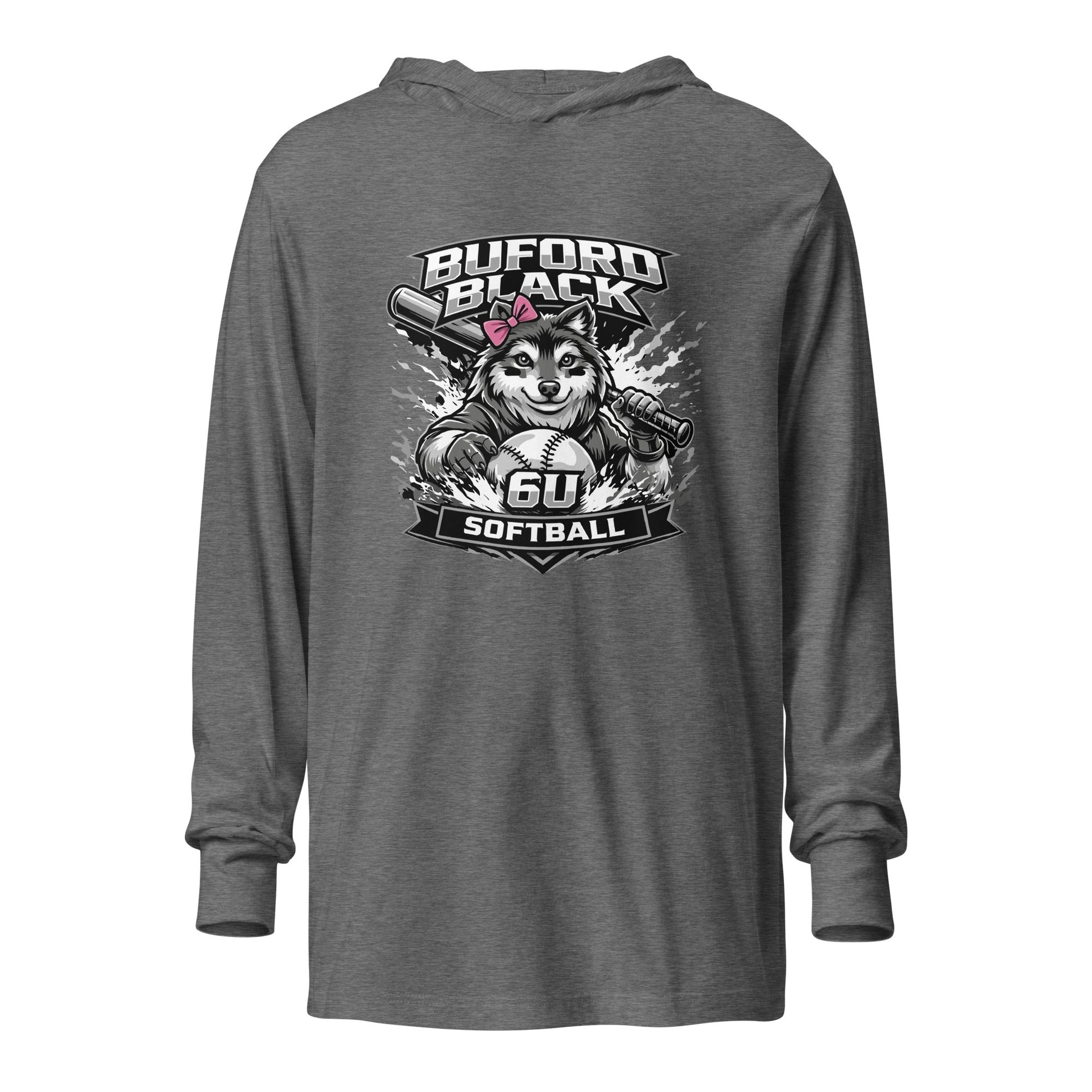 Performance | Hooded Long Sleeve T Shirt | Buford Black 6U