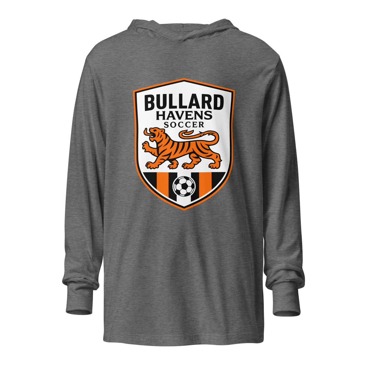 Performance | Hooded Long Sleeve T Shirt | Bullard Havens Boys Soccer | Shield Logo