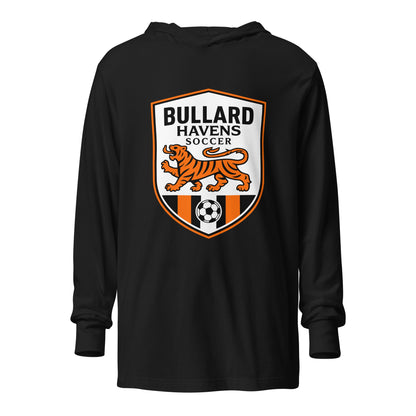 Performance | Hooded Long Sleeve T Shirt | Bullard Havens Boys Soccer | Shield Logo