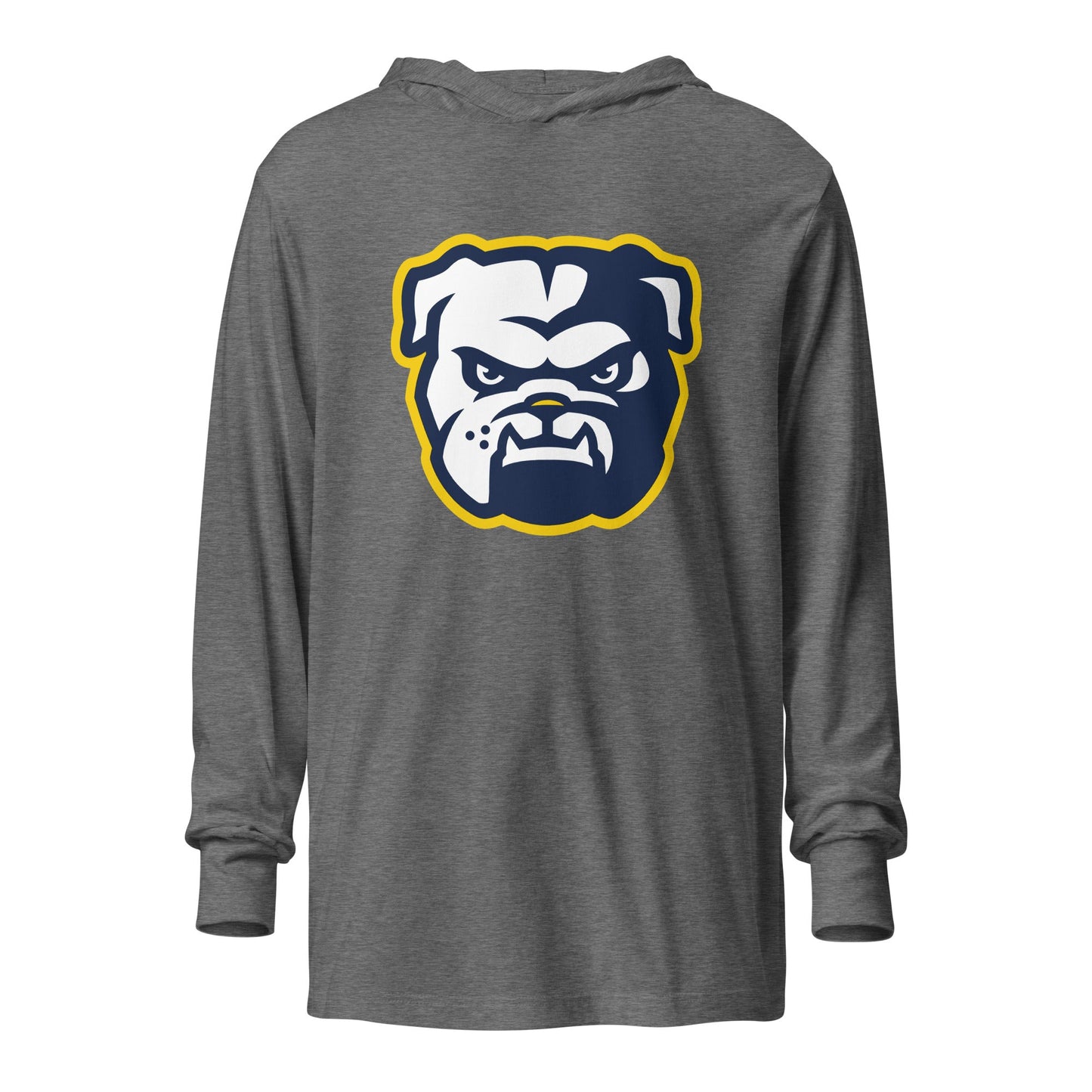 Performance | Hooded Long Sleeve T Shirt | Bulldogs - MD | Mascot Logo