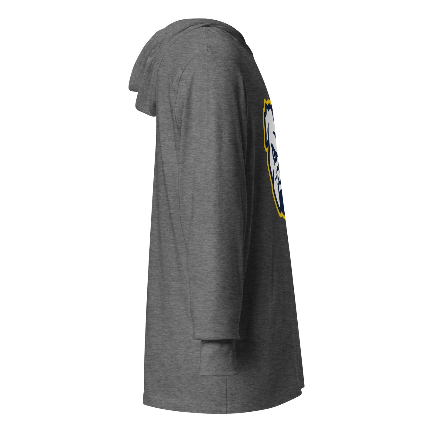 Performance | Hooded Long Sleeve T Shirt | Bulldogs - MD | Mascot Logo