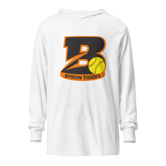 Performance | Hooded Long Sleeve T Shirt | Byron High School Softball | Softball Logo