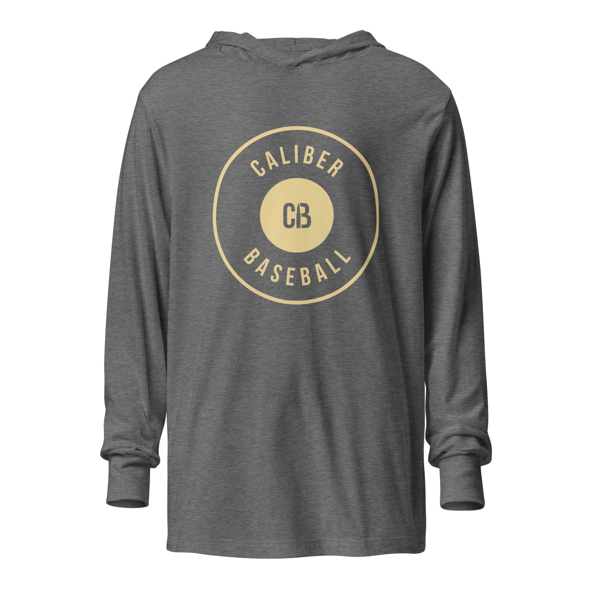 Performance | Hooded Long Sleeve T Shirt | Caliber Baseball | Crest Logo