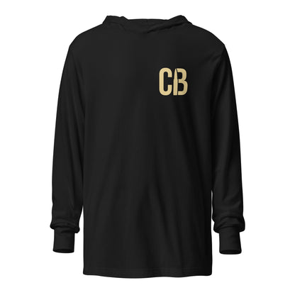 Performance | Hooded Long Sleeve T Shirt | Caliber Baseball | Mark Logo