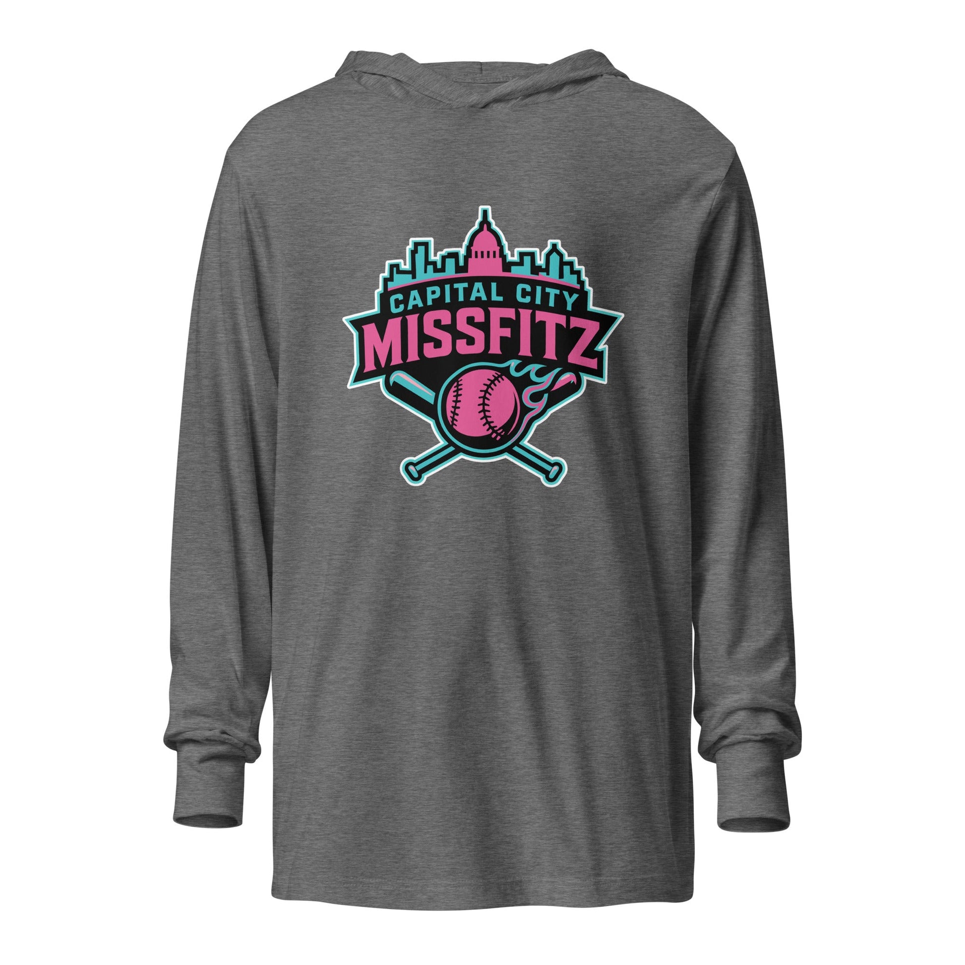 Performance | Hooded Long Sleeve T Shirt | Capital City Missfitz