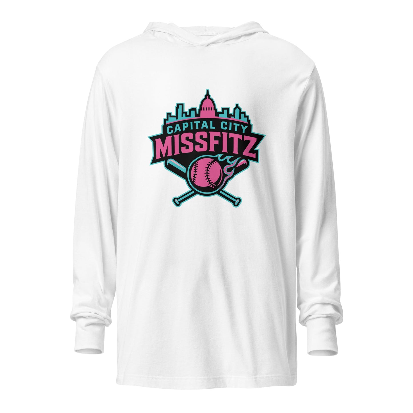 Performance | Hooded Long Sleeve T Shirt | Capital City Missfitz