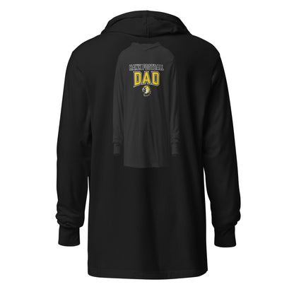 Performance | Hooded Long Sleeve T Shirt | Cardinal Ohara Hawks | Football Dad Logo