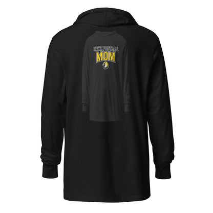 Performance | Hooded Long Sleeve T Shirt | Cardinal Ohara Hawks | Football Mom Logo