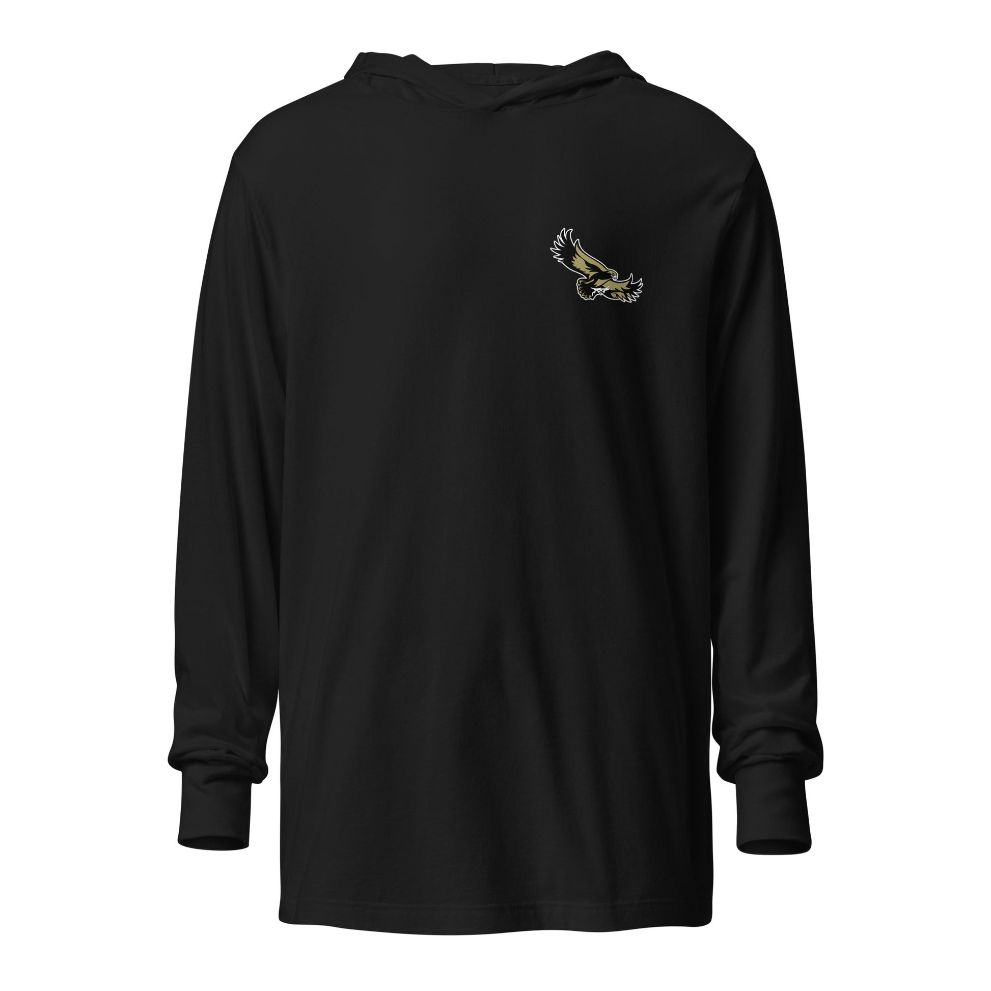 Performance | Hooded Long Sleeve T Shirt | Cardinal Ohara Hawks | Glide Logo