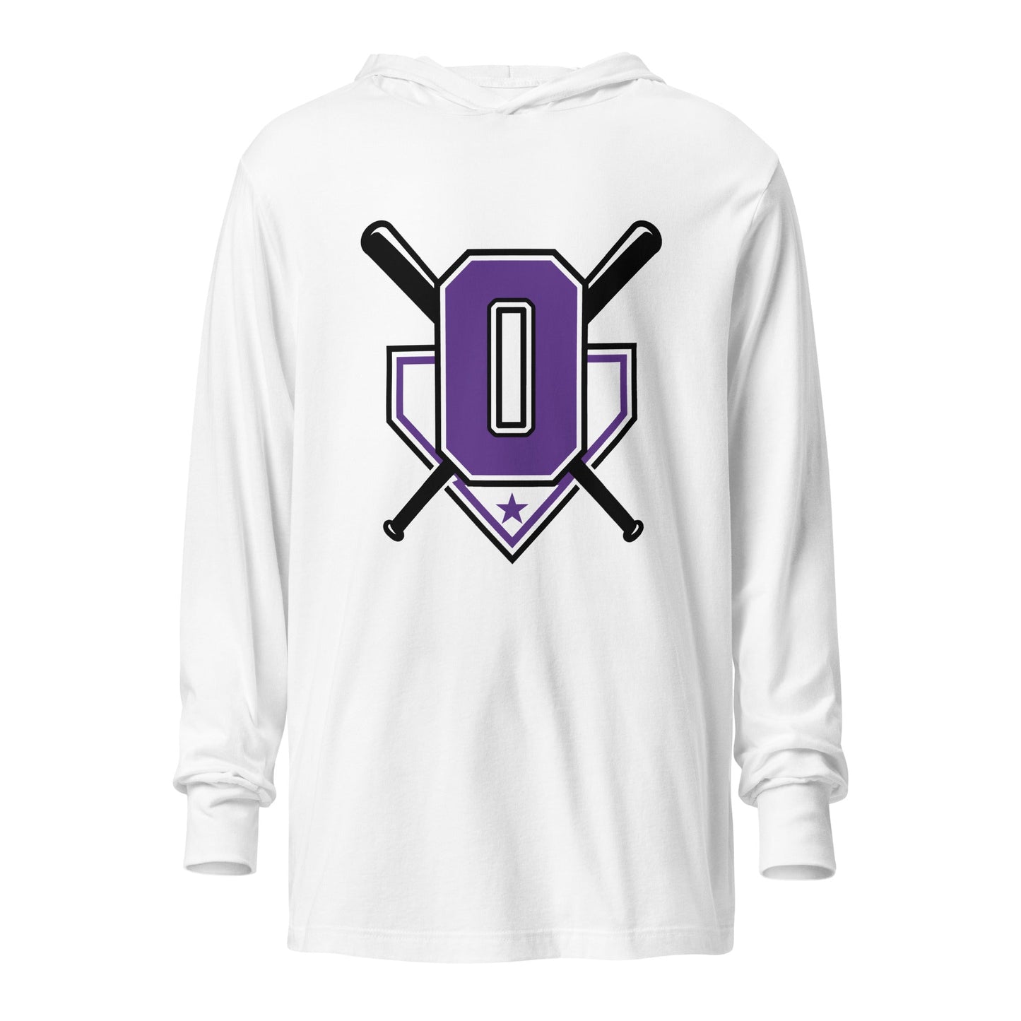 Performance | Hooded Long Sleeve T Shirt | Carolina Outlaws Baseball | Vanguard Logo