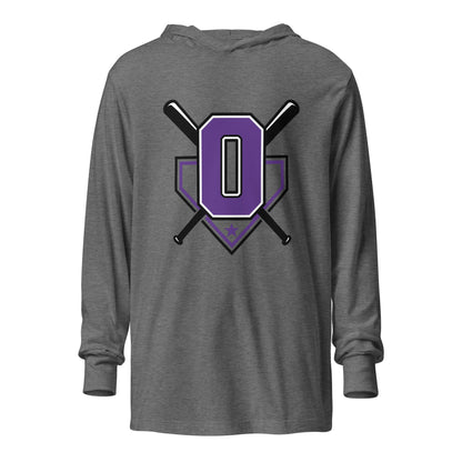 Performance | Hooded Long Sleeve T Shirt | Carolina Outlaws Baseball | Vanguard Logo