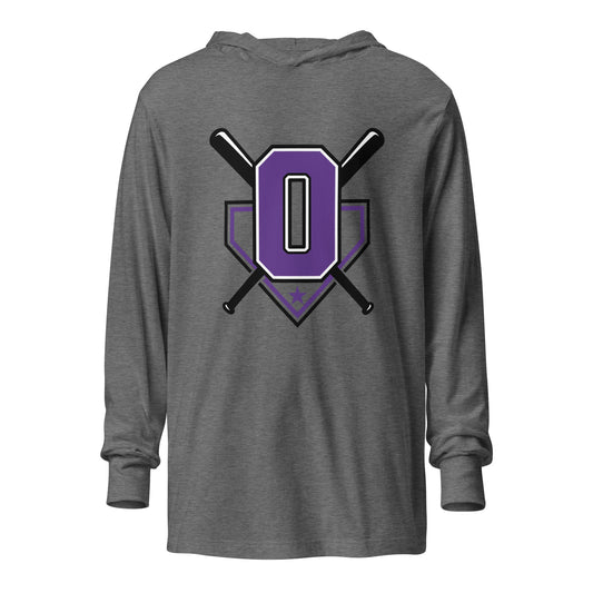 Performance | Hooded Long Sleeve T Shirt | Carolina Outlaws Baseball | Vanguard Logo
