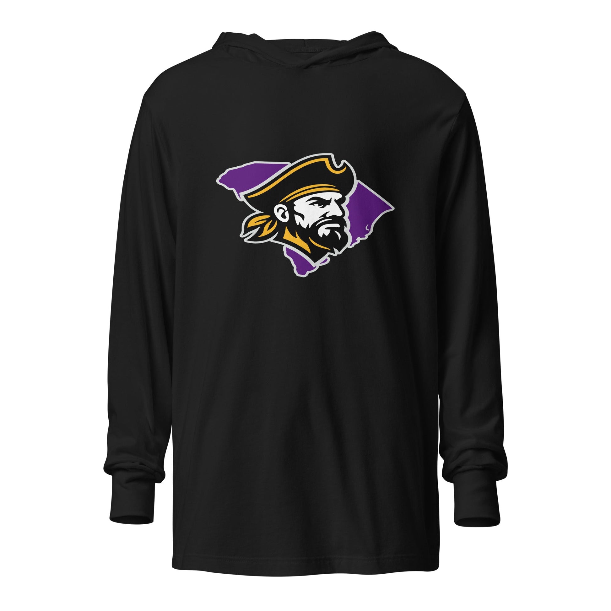 Performance | Hooded Long Sleeve T Shirt | Carolina Pirates