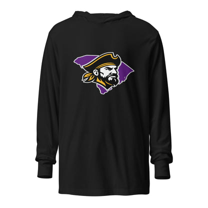 Performance | Hooded Long Sleeve T Shirt | Carolina Pirates