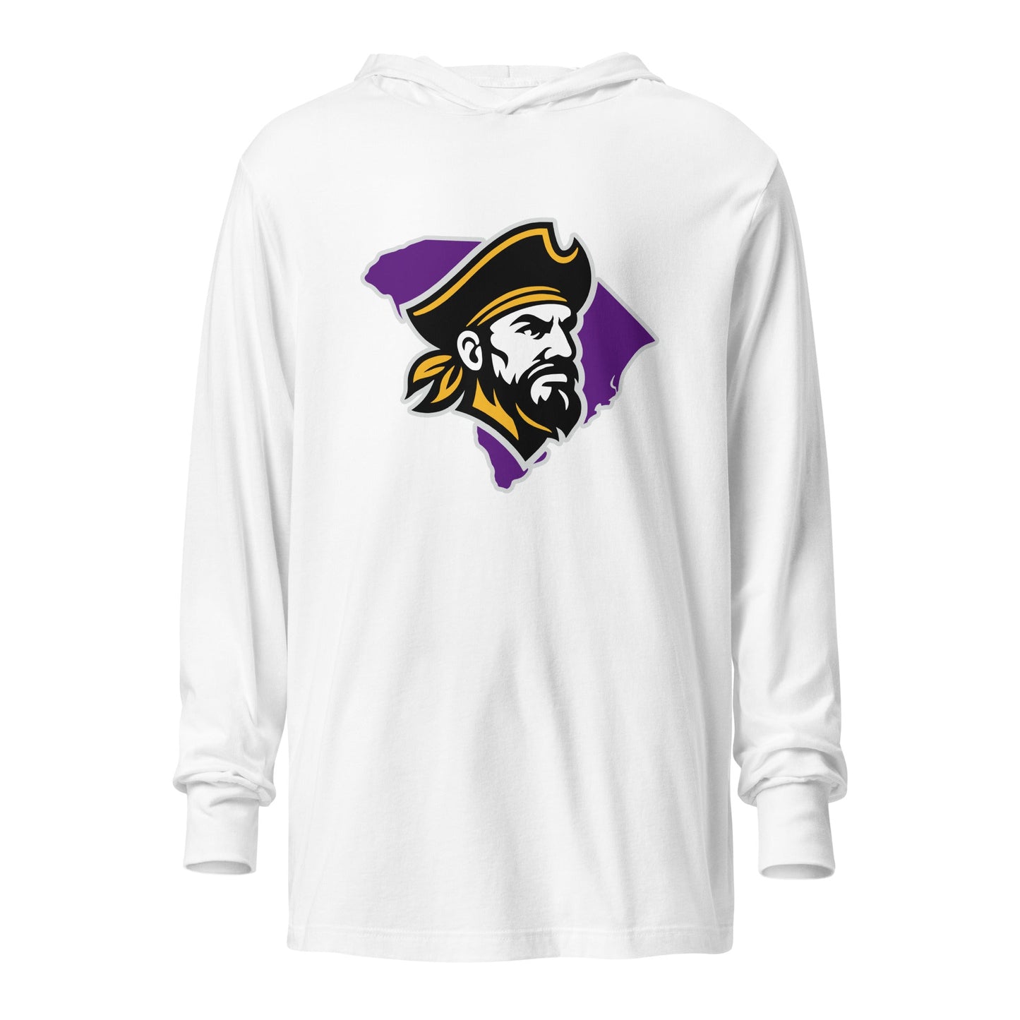 Performance | Hooded Long Sleeve T Shirt | Carolina Pirates