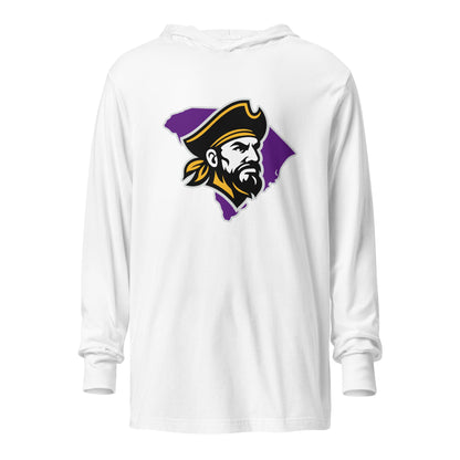 Performance | Hooded Long Sleeve T Shirt | Carolina Pirates