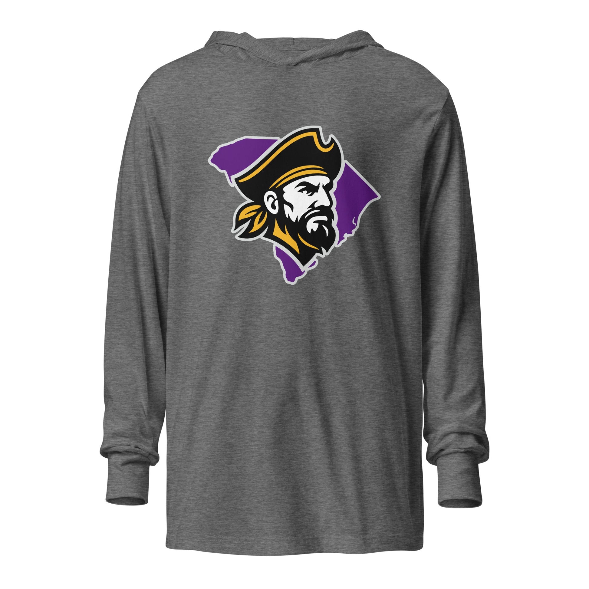Performance | Hooded Long Sleeve T Shirt | Carolina Pirates