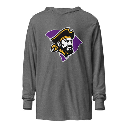 Performance | Hooded Long Sleeve T Shirt | Carolina Pirates