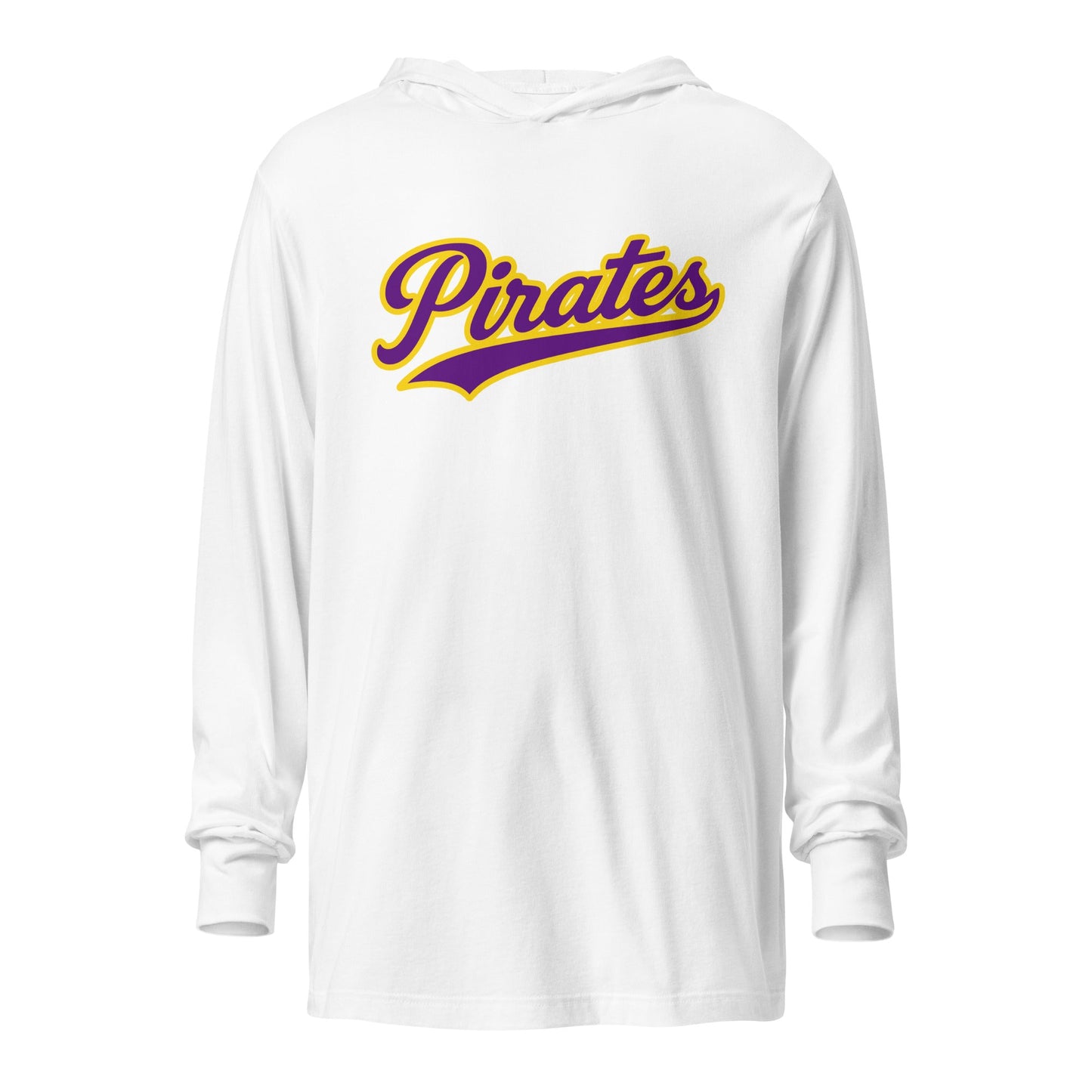 Performance | Hooded Long Sleeve T Shirt | Carolina Pirates | Script Logo