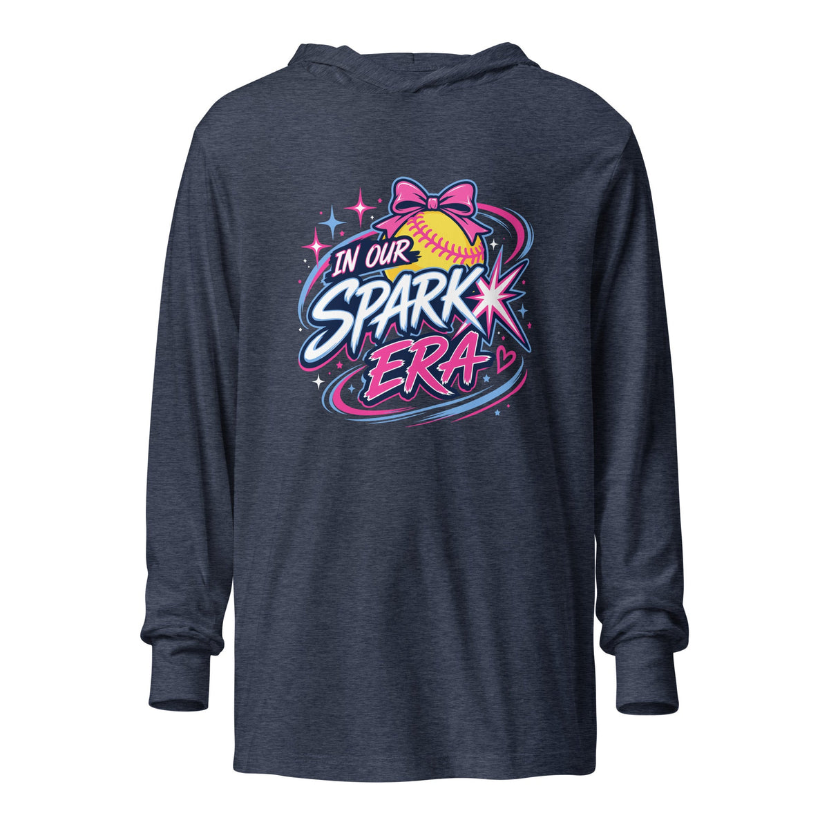 Performance | Hooded Long Sleeve T Shirt | Carolina Sparkx | Athletics Logo