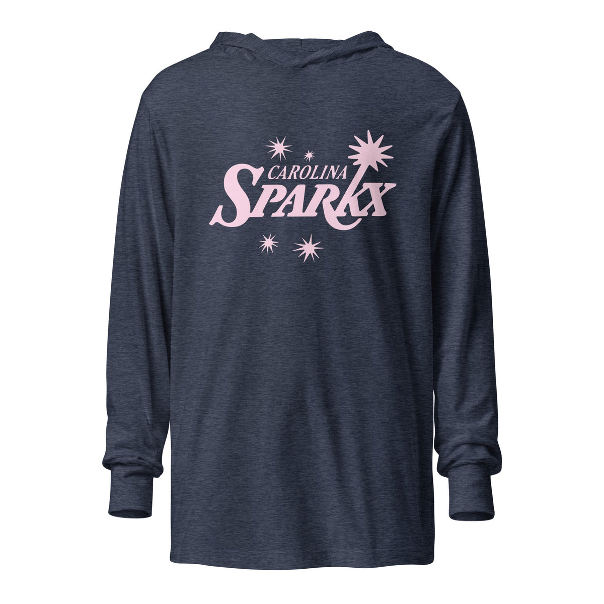 Performance | Hooded Long Sleeve T Shirt | Carolina Sparkx | Modern Script Logo