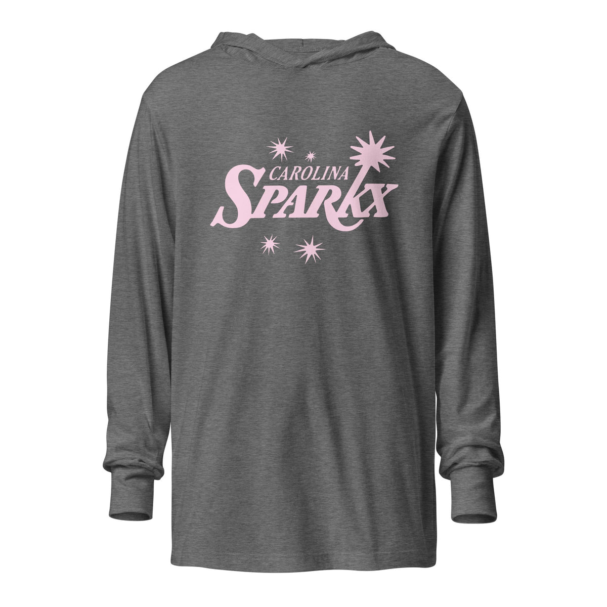 Performance | Hooded Long Sleeve T Shirt | Carolina Sparkx | Modern Script Logo