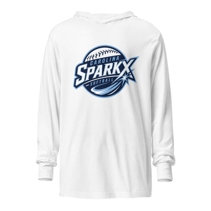 Performance | Hooded Long Sleeve T Shirt | Carolina Sparkx | Vanguard Logo