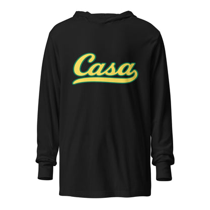 Performance | Hooded Long Sleeve T Shirt | Casa Grande Reapers | Script Logo