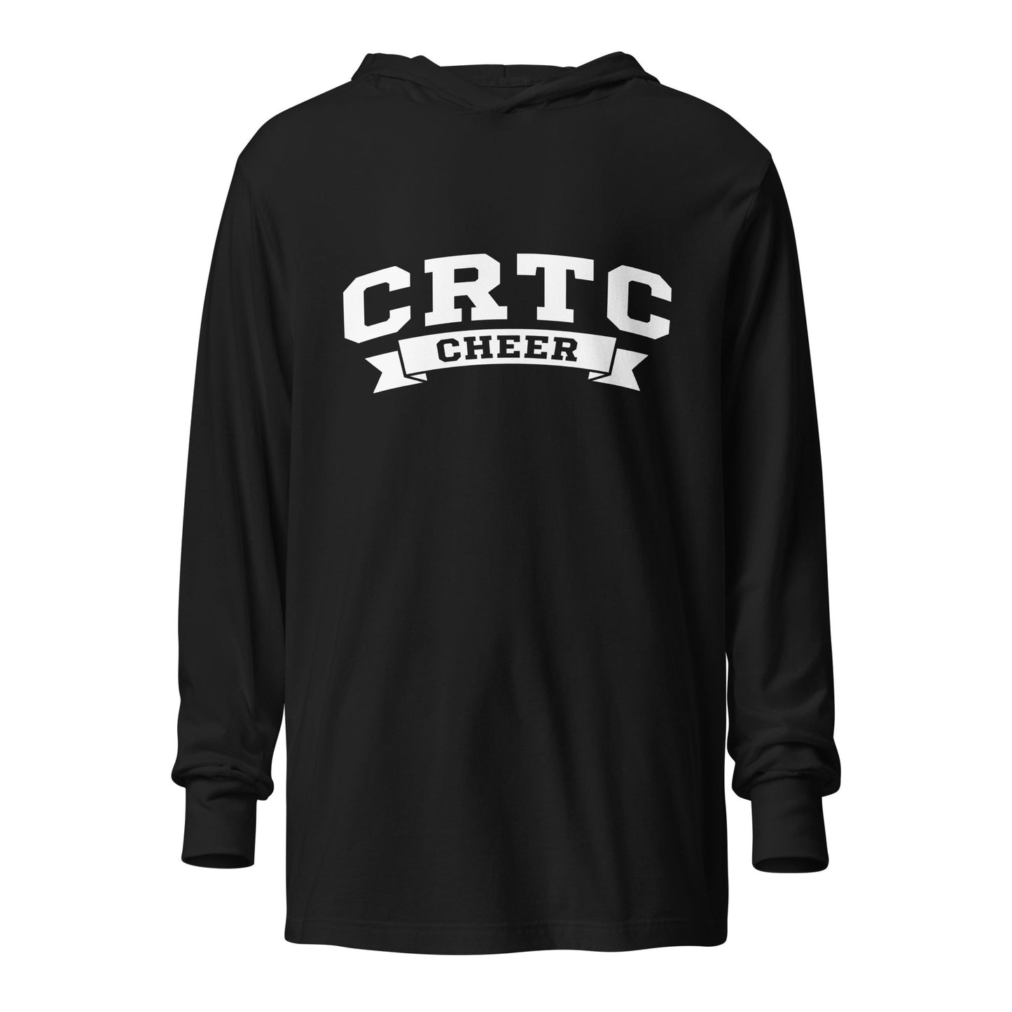 Performance | Hooded Long Sleeve T Shirt | Catch & Release Tumble & Cheer Club | Cheer Logo