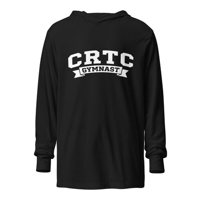 Performance | Hooded Long Sleeve T Shirt | Catch & Release Tumble & Cheer Club | Gymnast Logo