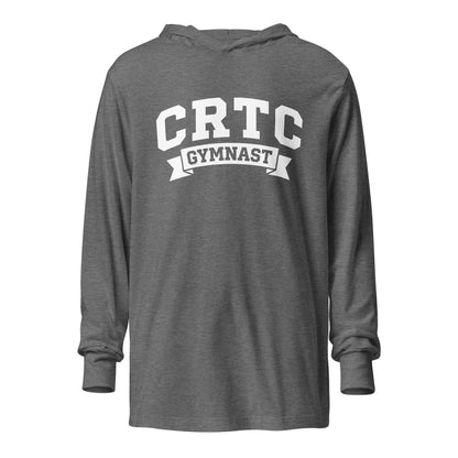 Performance | Hooded Long Sleeve T Shirt | Catch & Release Tumble & Cheer Club | Gymnast Logo