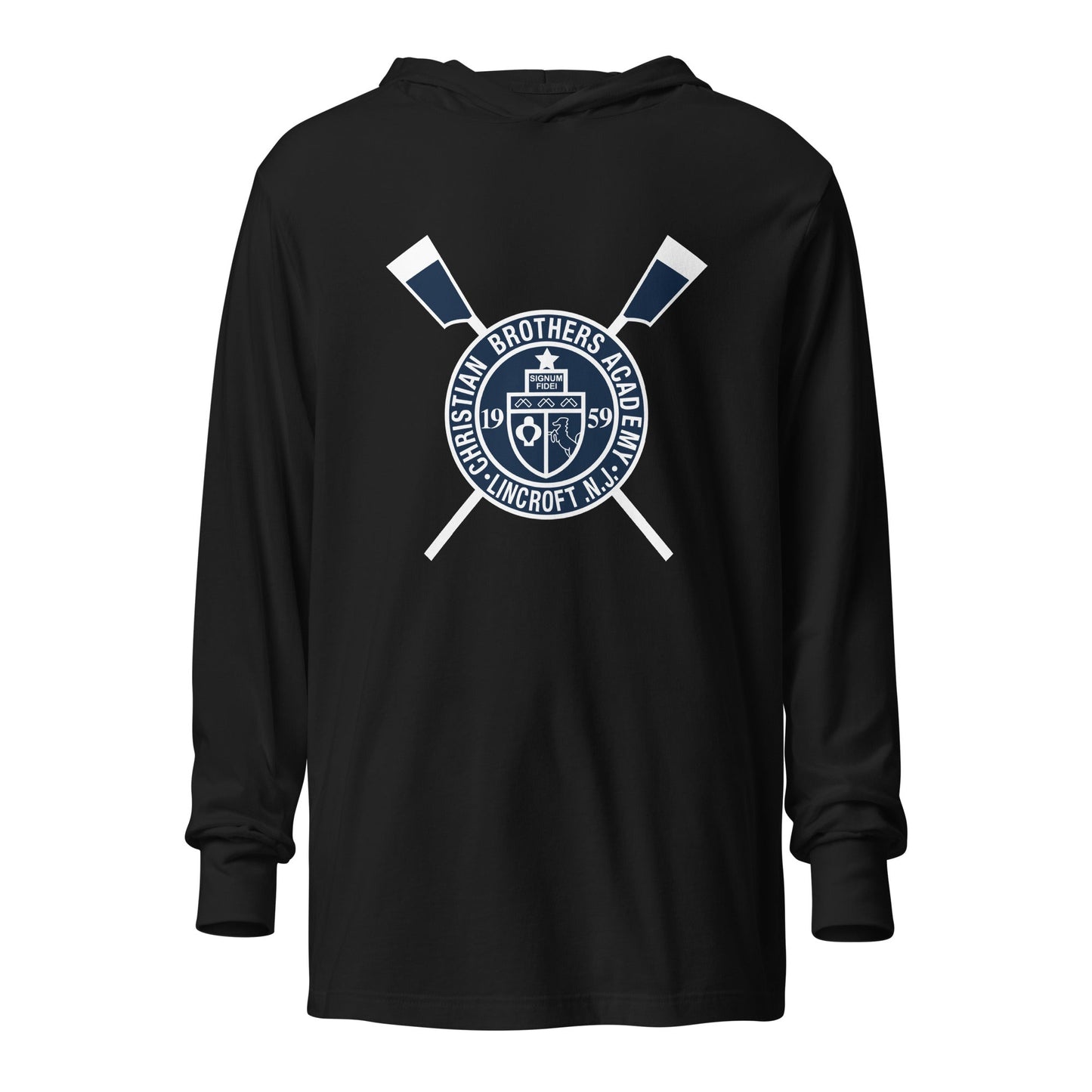 Performance | Hooded Long Sleeve T Shirt | CBA Crew | Badge Logo