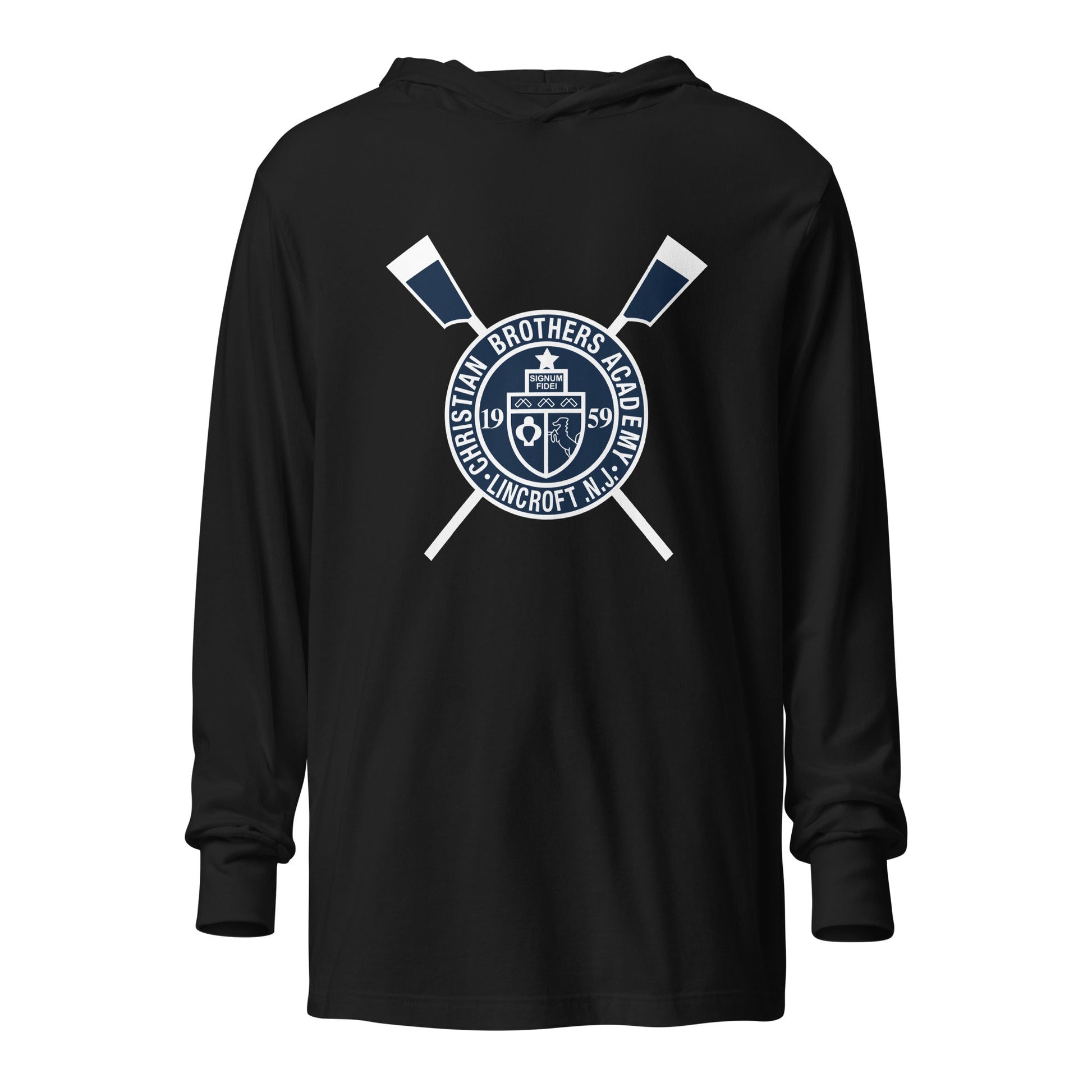 Performance | Hooded Long Sleeve T Shirt | CBA Crew | Badge Logo