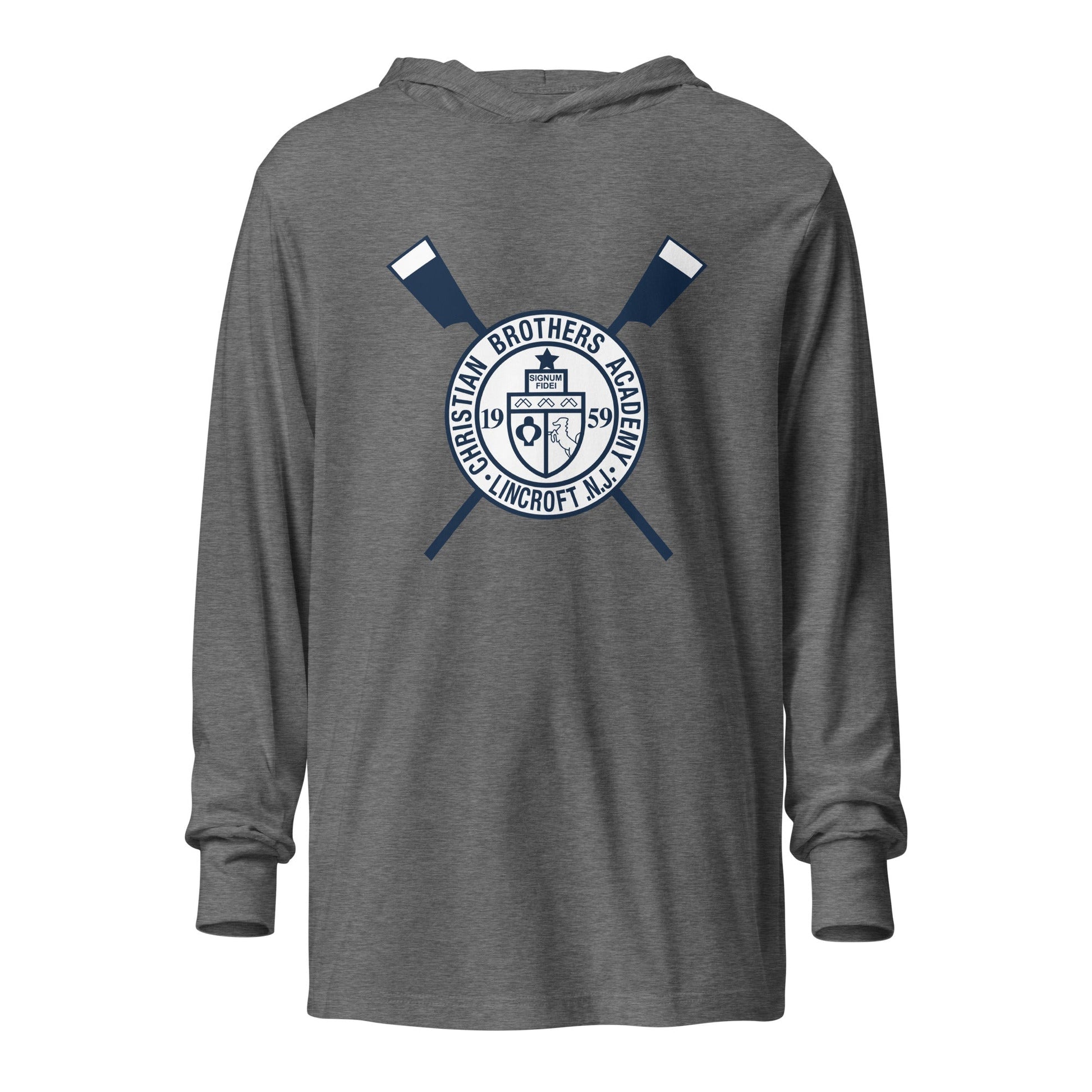 Performance | Hooded Long Sleeve T Shirt | CBA Crew | Crest Logo