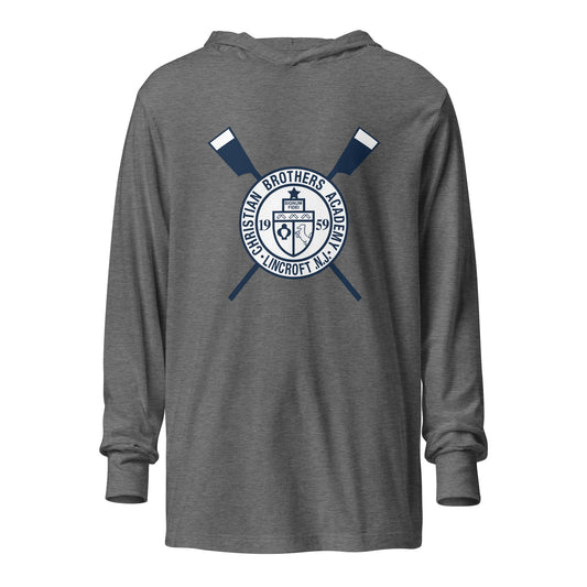 Performance | Hooded Long Sleeve T Shirt | CBA Crew | Crest Logo
