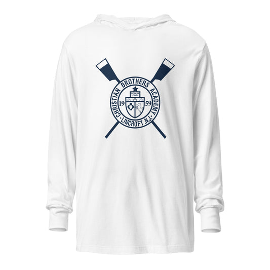 Performance | Hooded Long Sleeve T Shirt | CBA Crew | Crest Logo