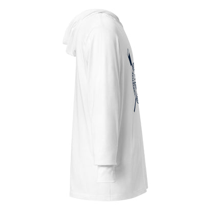 Performance | Hooded Long Sleeve T Shirt | CBA Crew | Crest Logo