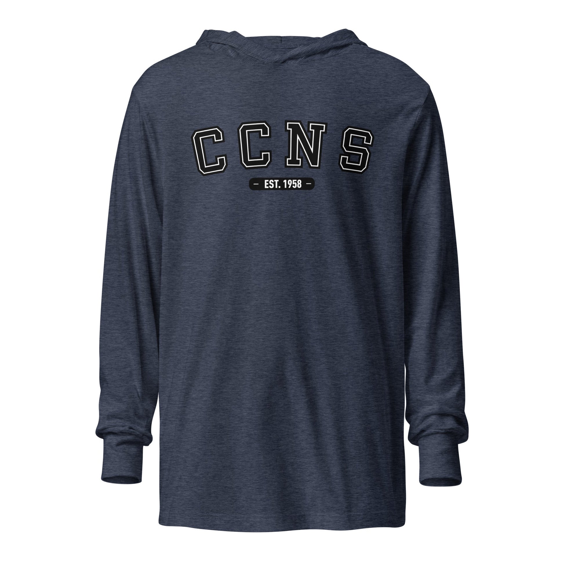 Performance | Hooded Long Sleeve T Shirt | CCNS | Script Logo